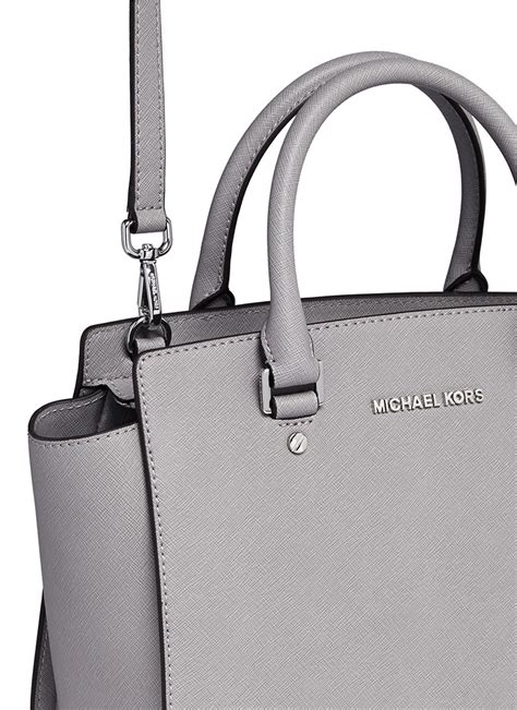 michael kors selma medium steel grey|Michael Kors selma medium crossbody.